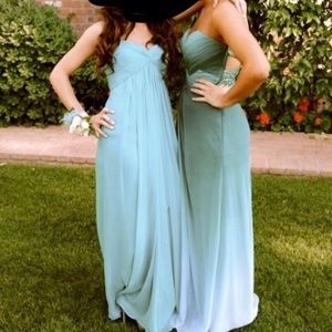 AQUA JILL STUART 0” PETITE FORMAL GOWN